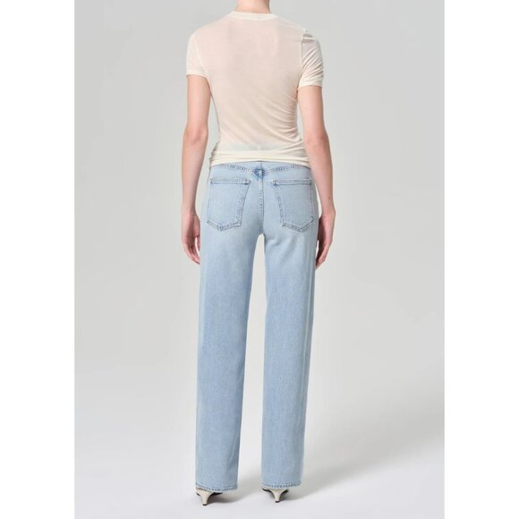 Agolde Sustainable Harper Straight Leg Denim Jeans Size 29 Eco Conscious - Picture 2 of 14